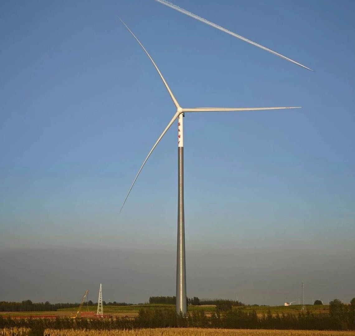 山东日照五莲县汪湖风电场全景
